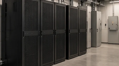 Equipment cabinets, power distribution, and service infrastructure