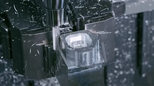CNC machining a custom metal component